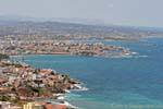 Chania panorama desde el lugar de la tumba de Eleftherios Venizelos, Creta.