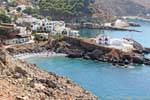 La ciudad y la playa de guijarros de Hora Sfakion, Creta.