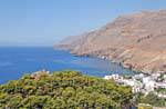 Ver en la costa de Sfakia Vritomartis desde, Creta.