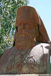 Busto de hombre en Saint ortodoxa, Ierapetra, Creta.