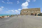 Fortaleza Koules vista frontal de Heraklion, Creta.