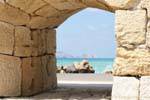 Grosor de la pared Rocca al Mare, Heraklion, Creta.