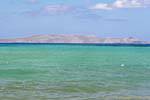 A lo lejos, la isla de Dios o de la isla Zeus, Iraklio, Creta.