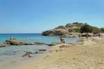 Playa en frente de las ruinas de Itanos, la ciudad desierta (Erimopolis), Creta.