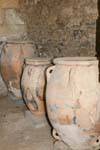 Pintado grupo tarros dos con tapa, Phaistos, Creta.