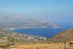 Bahía Plakias vista desde las alturas a Sellia, Creta.