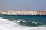 Sitia, vista panorámica de la ciudad desde el mar, Creta.