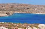 Vai Kiriamadi, pequeña bahía en el Cabo Sideros, Creta.