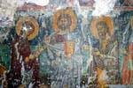 Antiguo fresco de Jesús y sus apóstoles, Agia Paraskevi, Voutas, Creta.