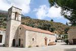Zaros iglesia del monasterio Vrontissi, Creta.