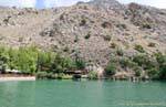 Zaros, el pequeño lago artificial Volomos, Creta.