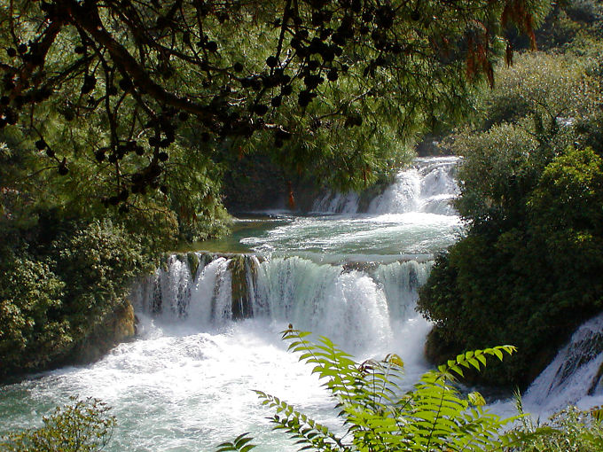 Torrent del río Krka National Park, Croacia