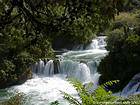 Torrent del río Krka National Park, Croacia.