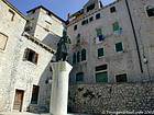 Monumento Juraj Dalmatinac, Šibenik, Croacia.