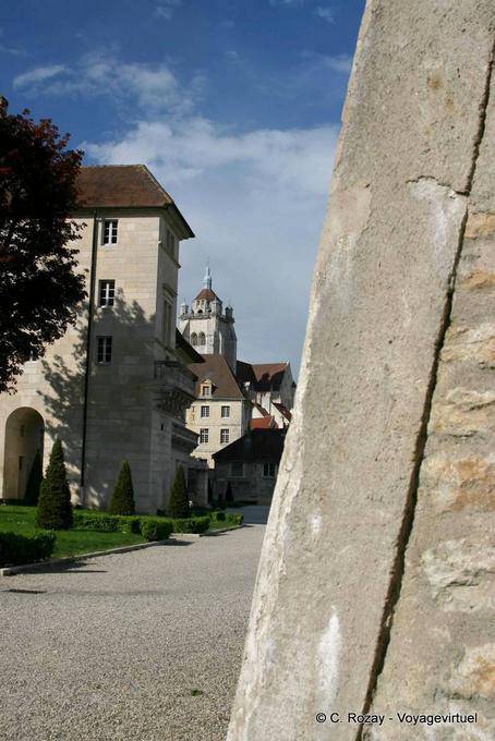 Postal ilumina Dole - Francia