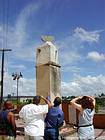 Reloj de sol dos caras 1753, la calle Las Damas, Santo Domingo, Rep. Dominicana.