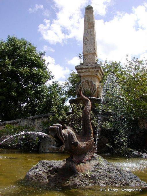 La reproducción de la Fontana de Trevi, Altos de Chavón, Rep. Dominicana