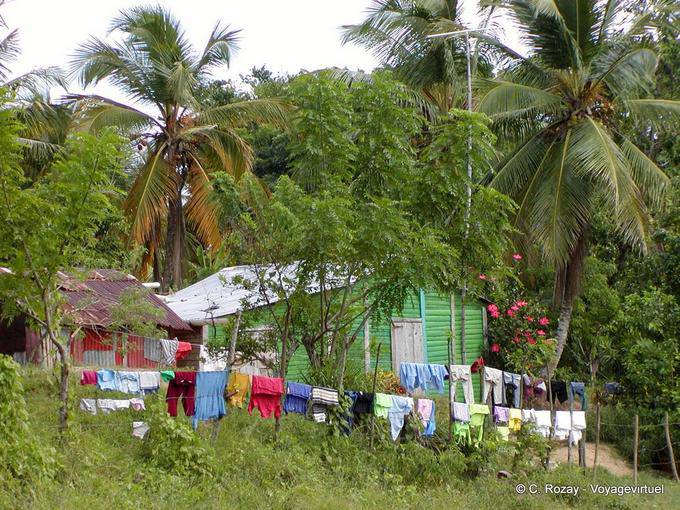 Caso y tela colgados Miches Hata Mayor, Rep. Dominicana