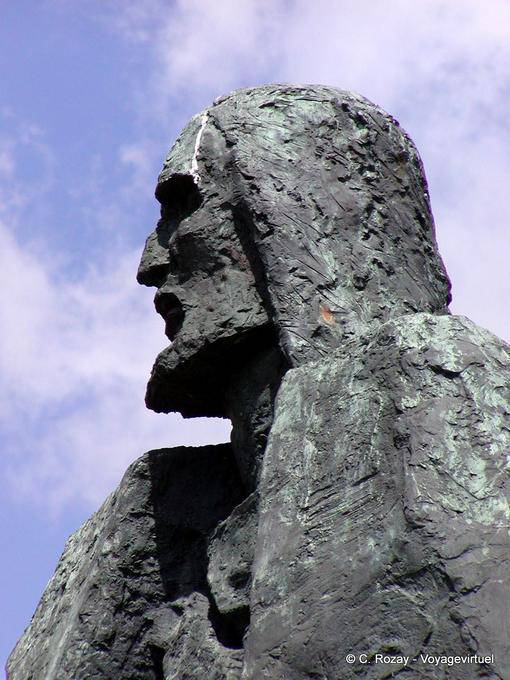Jefe de la estatua de Gonzalo Fernandez, Santo Domingo, Rep. Dominicana