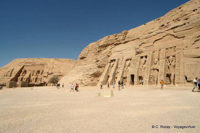 Vista general del yacimiento, Abu Simbel - Egipto