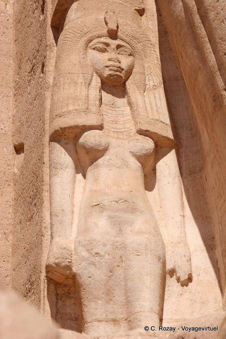 Meritamón (hija mayor de Nefertari) Gran Templo, Abu Simbel - Egipto