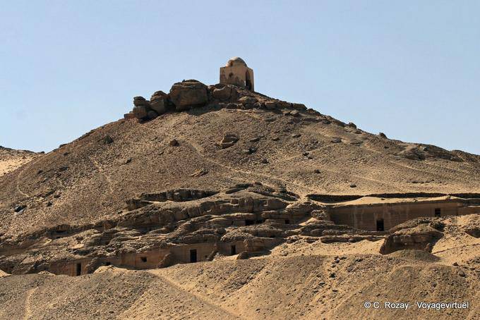 Colina Qubbet El-Hawa, la casa de los vientos, Asuán - Egipto
