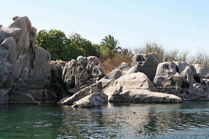 Rocas Isla Elefantina, Asuán - Egipto