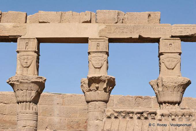 Quiosco Salón de Nectanebo, Templo de Philae - Egipto