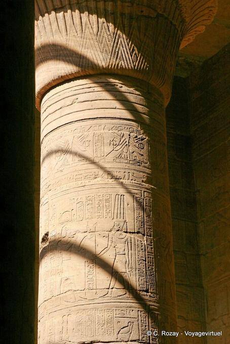 Columna del Templo de Isis, Philae - Egipto