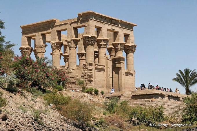 Panorámica del Quiosco de Trajano, Philae - Egipto