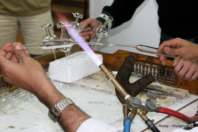 Vidrio Calefacción, vidrio Asuán - Egipto