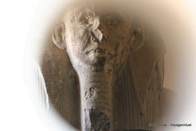 Serdab de la estatua del rey Zoser, Saqqara - Egipto