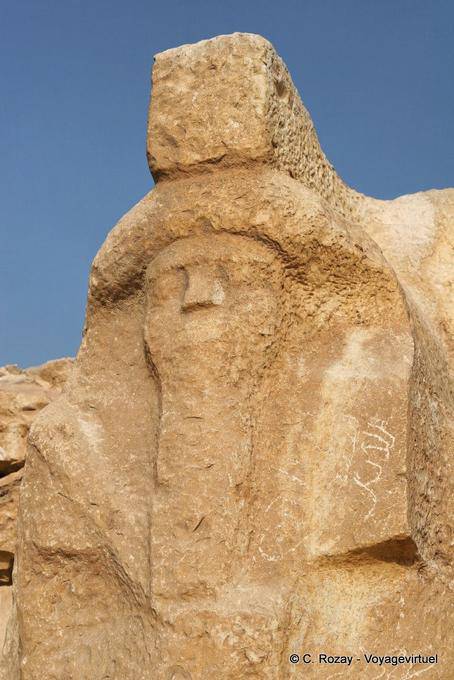 Jefe primera colosos de Osiris, Zoser, Saqqara - Egipto