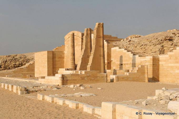 Ruinas del templo T, Saqqara, Djoser - Egipto