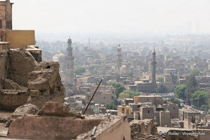 Minartes visto desde la Ciudadela, El Cairo - Egipto