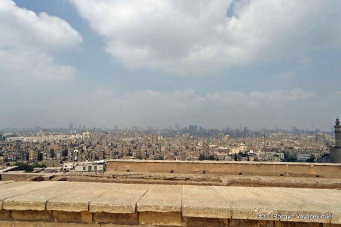 El Cairo, en la parte superior de la pared de ciudadela - Egipto