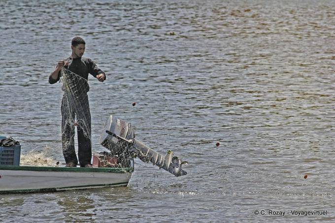 El pescador del Nilo, El Cairo - Egipto