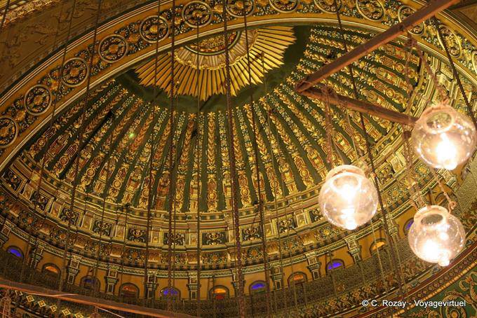 La gran cúpula, Mehemet Ali mezquita de El Cairo - Egipto