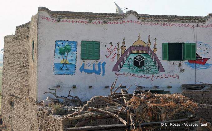 Gourna Pared pintada - Egipto