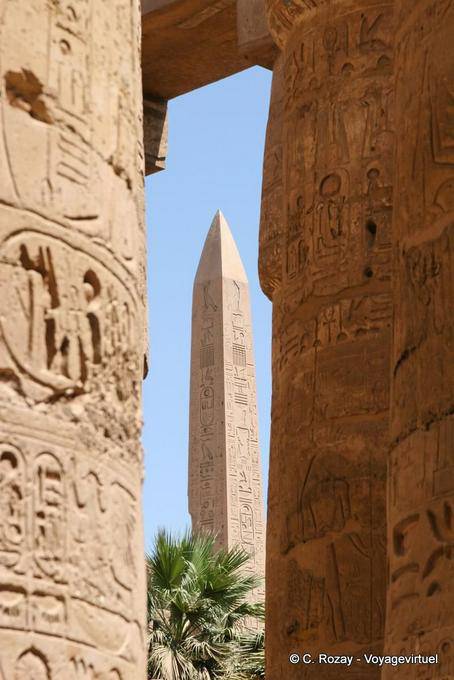 Descubrimiento del obelisco de Hatshepsut, el templo de Karnak - Egipto