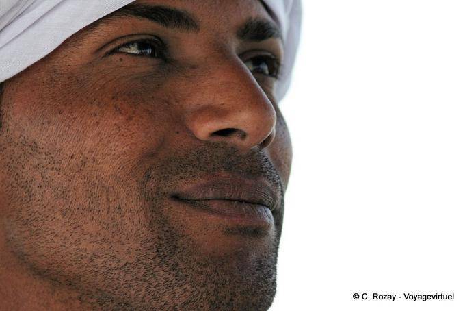 Vista del Nilo, la hermosa felouquier - Egipto