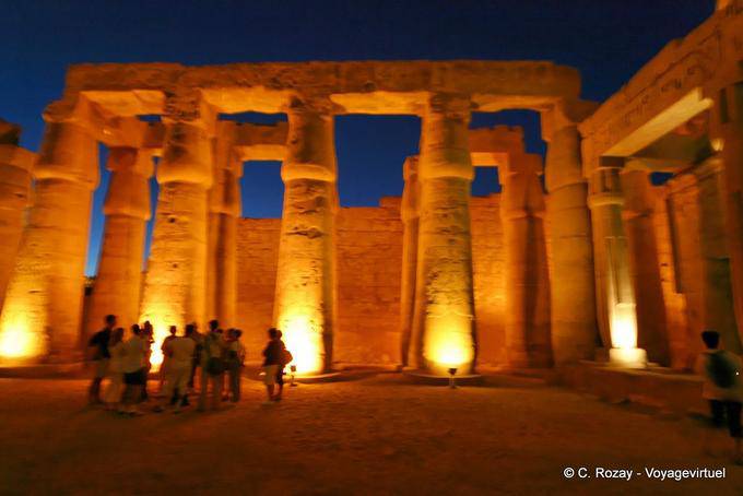 Noche Blur, Templo de Luxor - Egipto