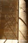 Sombras en las columnas, Templo de Philae, Egipto.