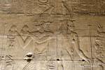 Otras esculturas de la pared de la habitación, el Templo de Philae, Egipto.