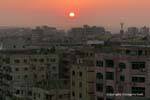 Puesta de sol, El Cairo, Egipto.