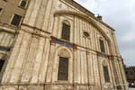 Parte de la fachada de la Mezquita de Mohammed Ali, El Cairo, Egipto.