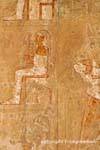 Reina Hatshepsut sentado en un trono, Deir el-Bahari, Egipto.