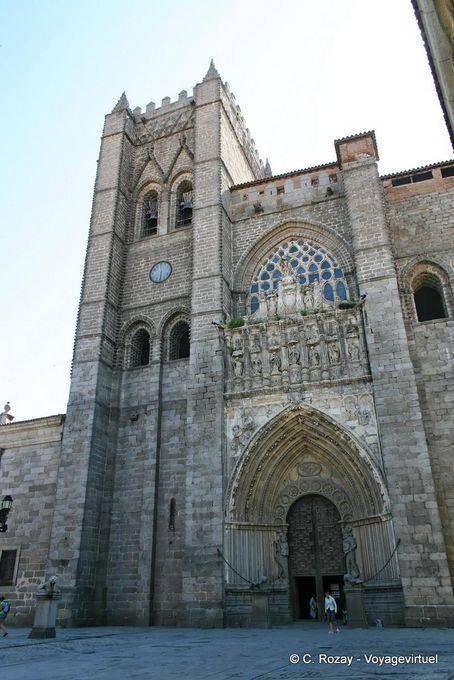 Portada de Ramos, la Catedral de Ávila - España