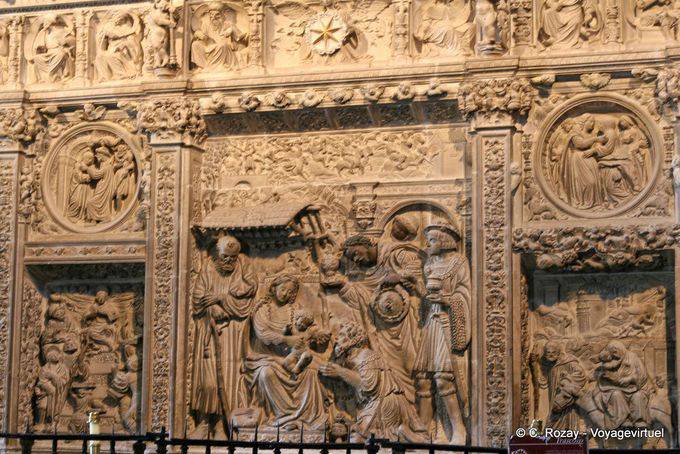 La historia religiosa catedral de piedra, Ávila - España