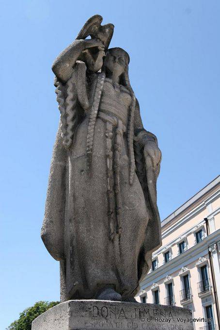Burgos, doña Jimena (Estatua de Chimene) - España